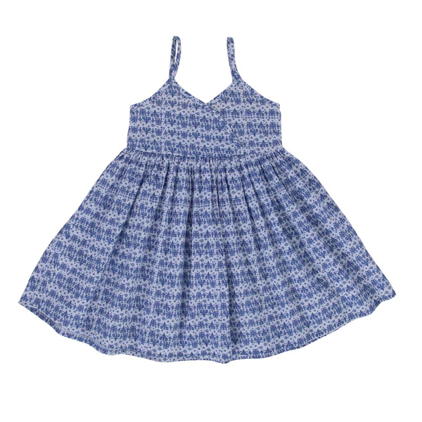 Peggy Sky Dress - Hippy Blue