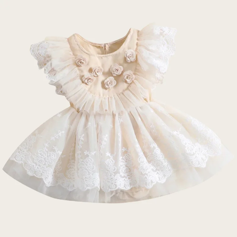 Penelope | Lace Romper Dress