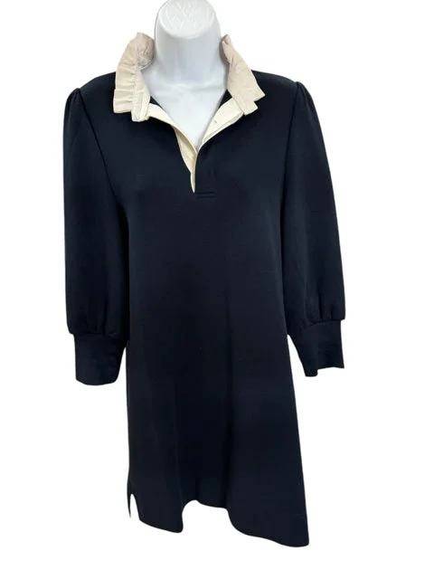 pomander place Size S navy and cream Dress