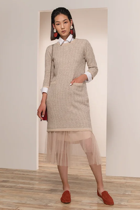 Popcorn Cashmere Dress