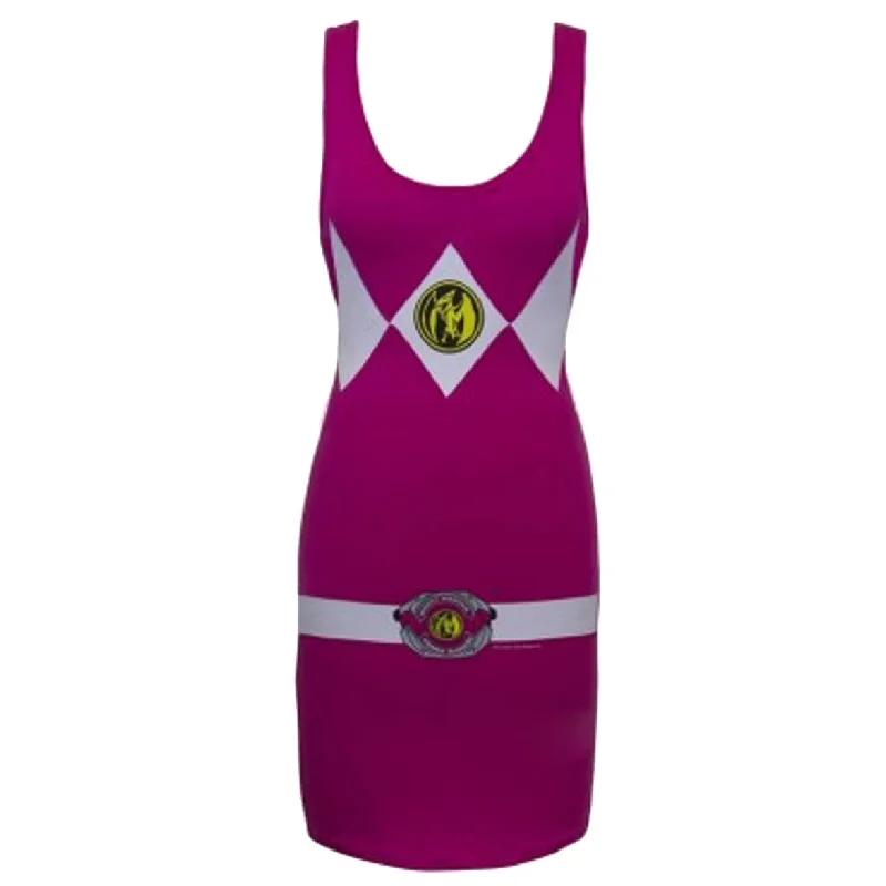 Power Rangers Pink Power Ranger Adult Tank Dress