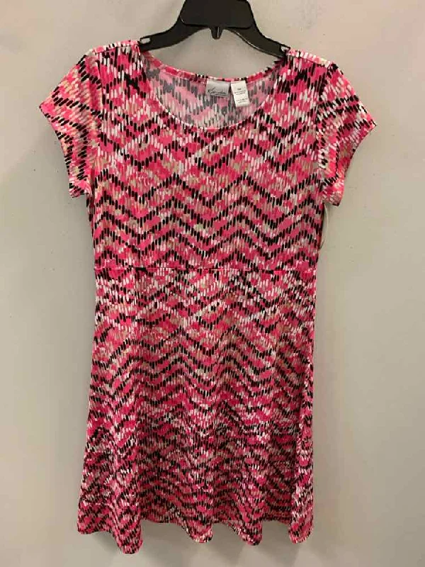 PRE-OWNED KIM ROGERS Dresses and Skirts Size PM BLK/WHT/PNK/BGE DOTS Dress