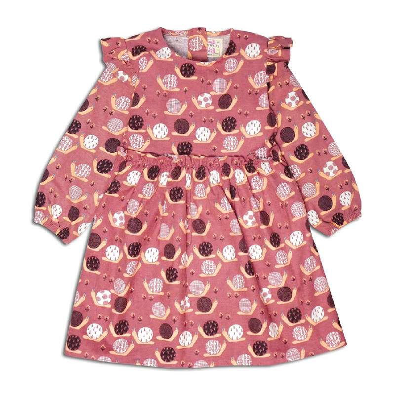 Printed Flannel Dress