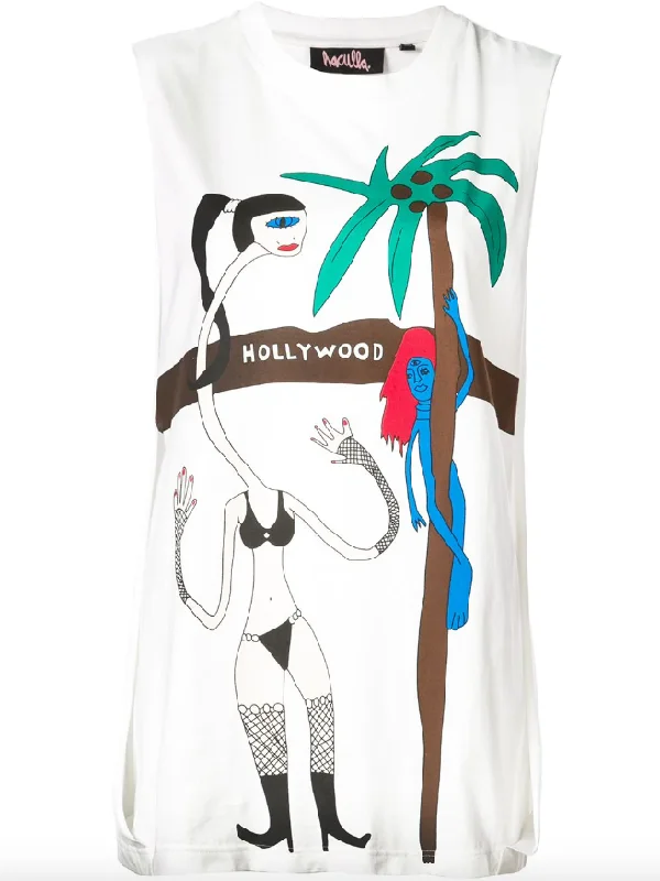 PRINTED TANK TOP fitness tank top