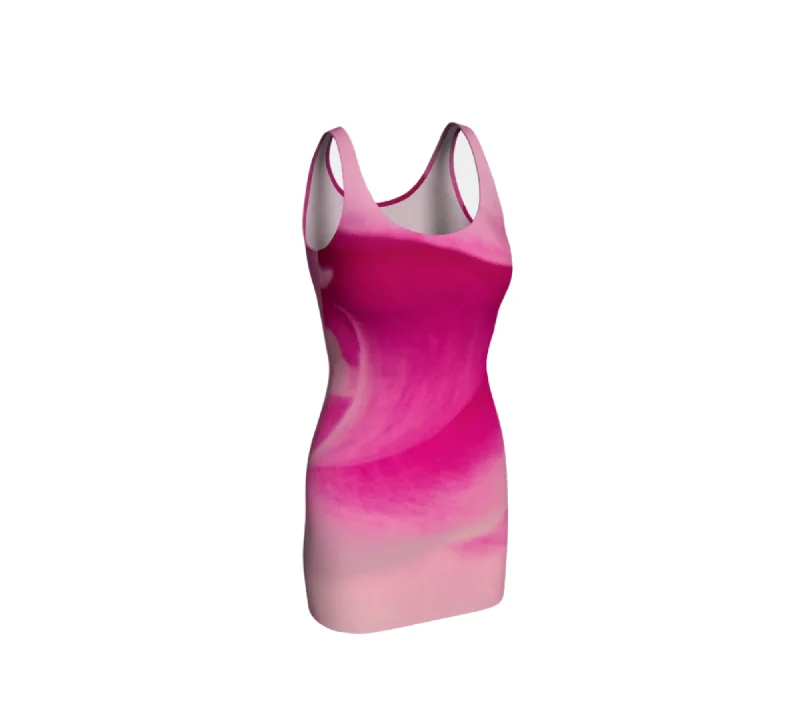 Rose Petal Kiss Slim-fit Dress