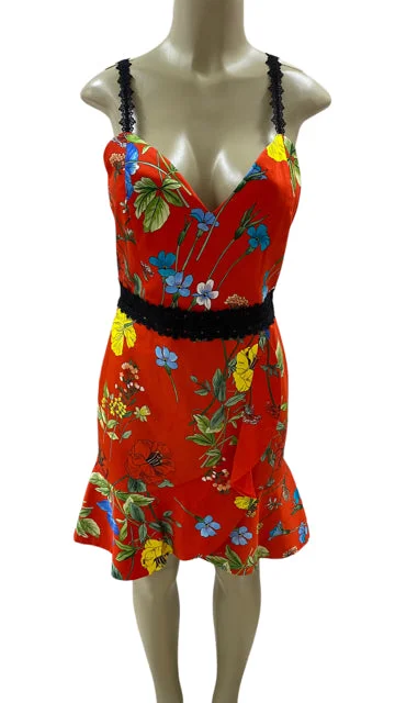 ALICE AND OLIVIA Size 8 Red Dress