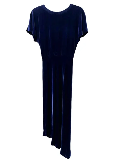 ST JOHN Size 0 Royal Blue Dress