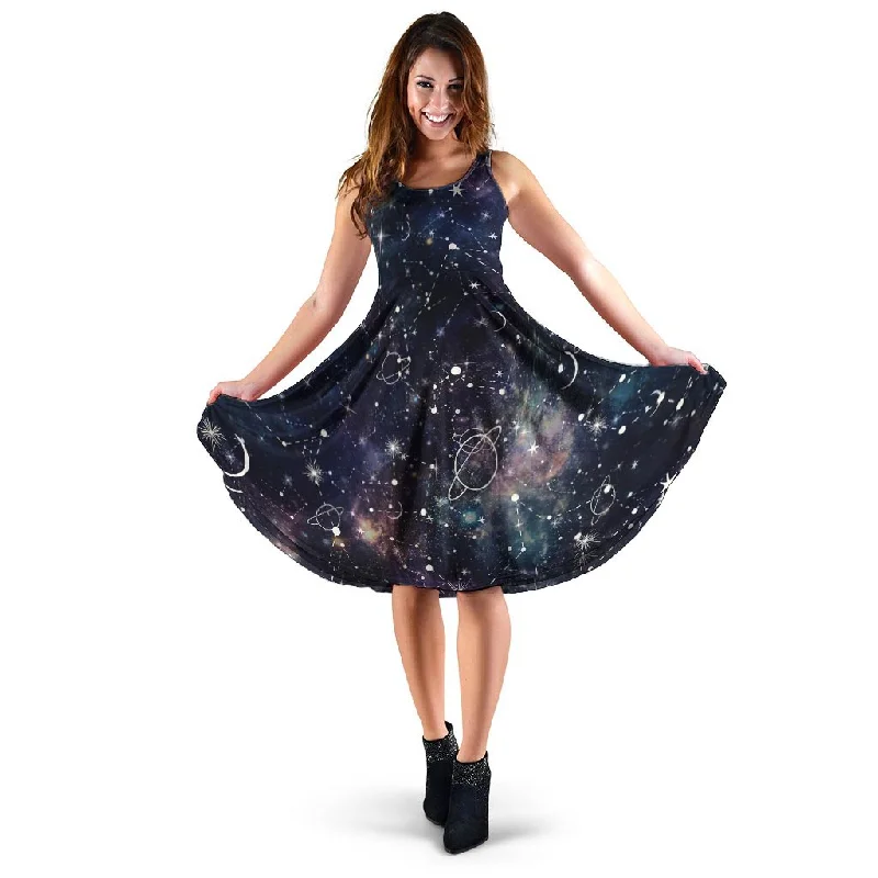Star Constellation Galaxy Space Dress