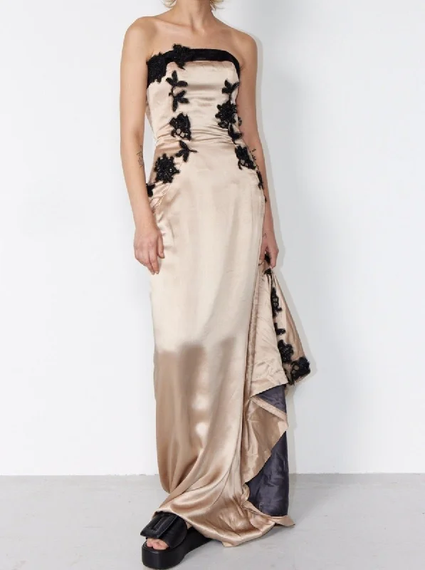 By Malene Birger Salon caramel corset dress