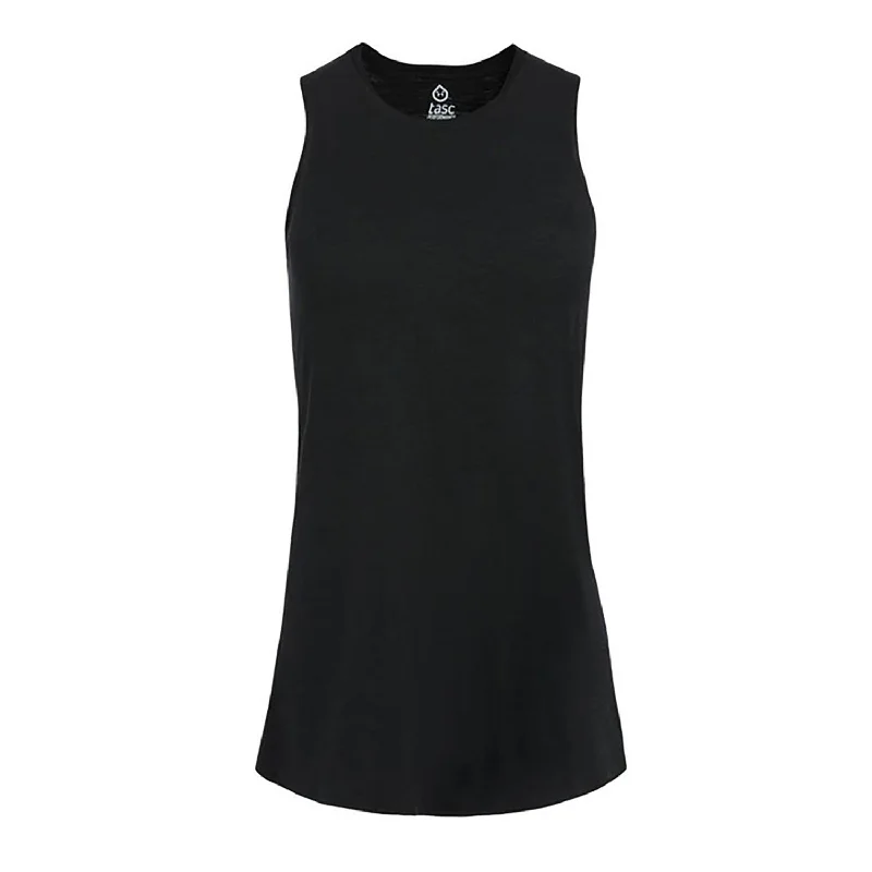 Tasc Womens NOLA Slub Tank Top - Black lightweight tank top