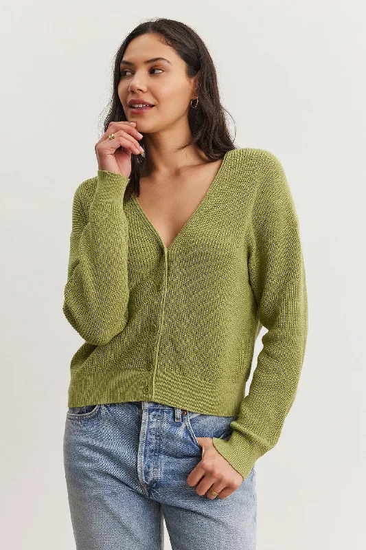 TAVA CARDIGAN Handmade Hand-knitted Hand-woven