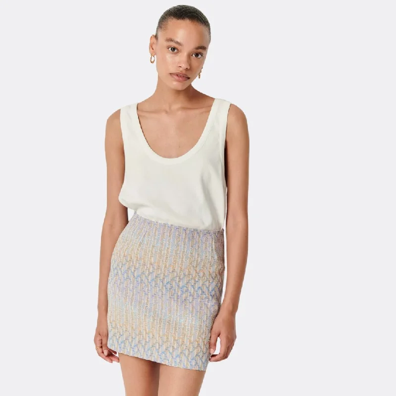 The D Tank Top (Optical White) beige tank top