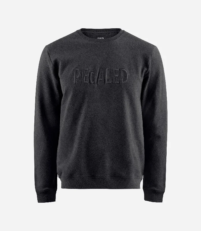 Logo Sweatshirt Hoodie with Hem Contrast Bold Stylish
