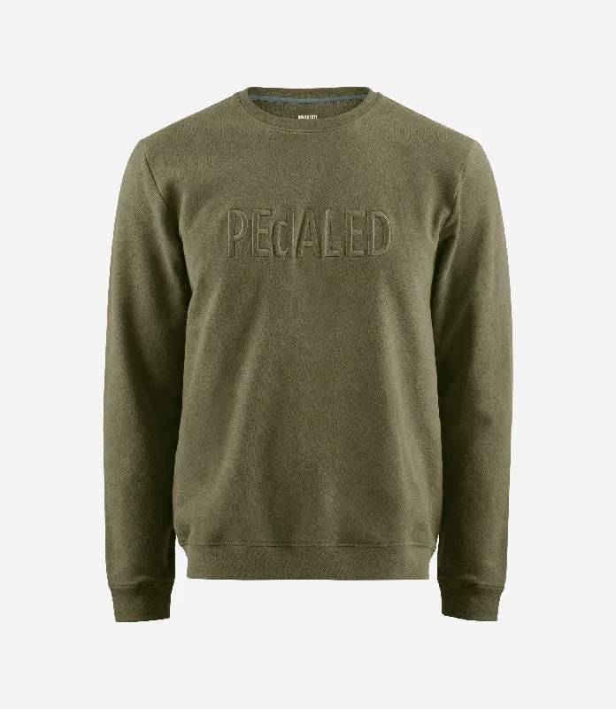 Logo Sweatshirt Hoodie with Hem Patch Decorative Personalized