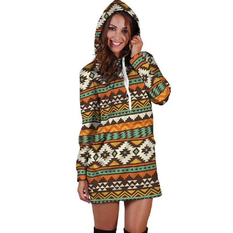 Tribal Aztec Hoodie Dress