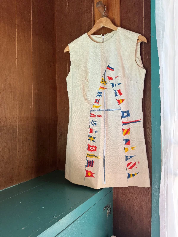 Vintage Cotton Sail Flag Dress