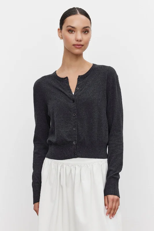 VIOLETTE CARDIGAN Anti-Pilling Anti-Shrink Durable