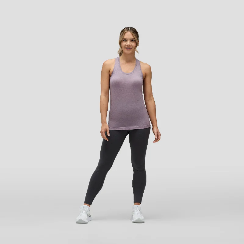 Women's Active Merino Tank Top teal tank top
