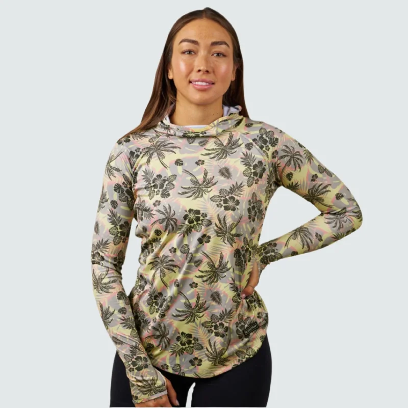 Women's Brackish Hoodie Hoodie with Cuffed Sleeves Snug Secure