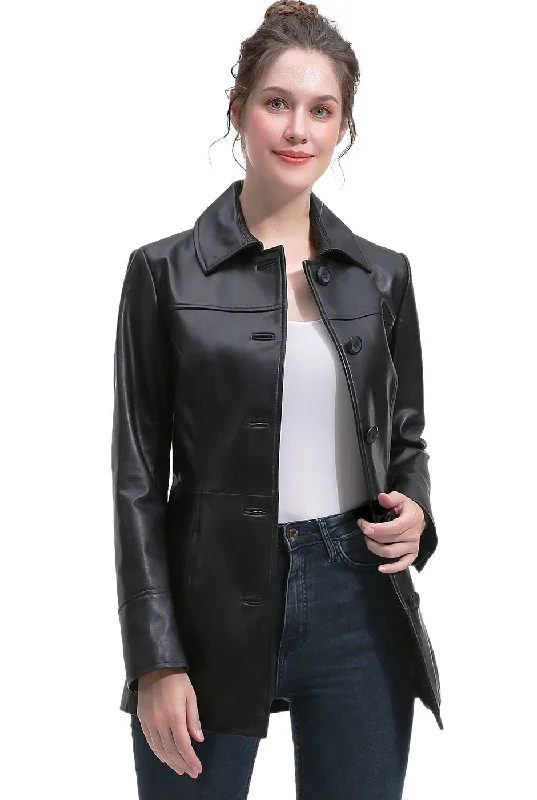 BGSD Women Sofia Lambskin Leather Coat Sleek Leather Jacket