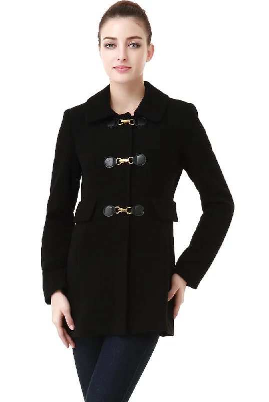 BGSD Women Amy Toggle Wool Coat Sleeveless Puffer Vest