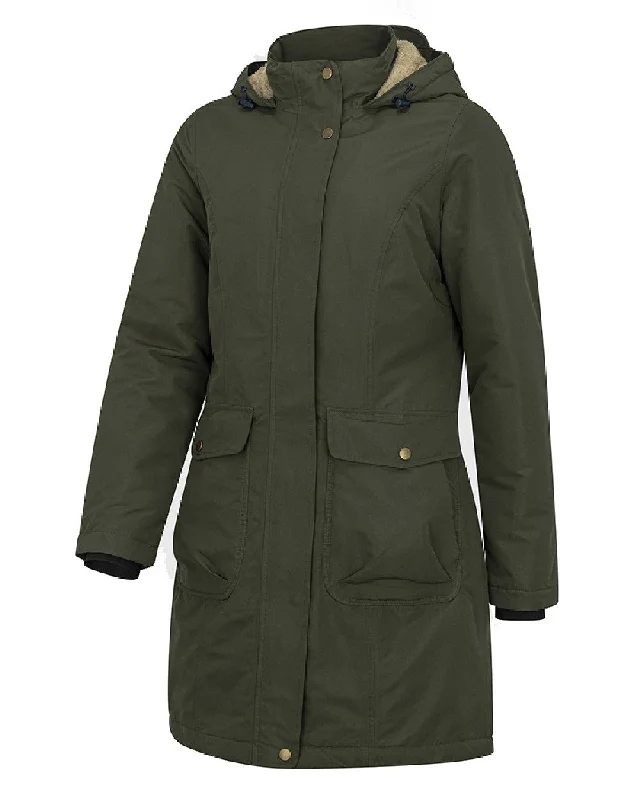 Hoggs of Fife Womens Walker Long Coat Chic Winter Coat