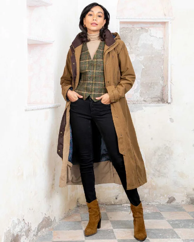 Jack Murphy Erin Long Waterproof Coat Quilted Hybrid Jacket