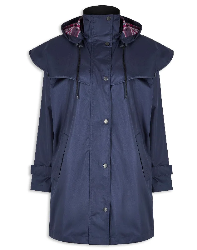 Champion Windsor Ladies' Three-Quarter Length Waterproof Coat Relaxed Utility Shacket